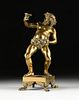 AFTER THE ANTIQUE GILT BRONZE SCULPTURE OF A DRUNKEN BACCHUS, SIGNED CODINA V, POSSIBLY SPANISH, LATE 19TH/EARLY 20TH CENTURY,