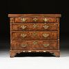 A GEORGE I WALNUT AND BURLED WALNUT BATCHELOR'S CHEST OF DRAWERS, EARLY 18TH CENTURY,