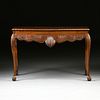 AN AMERICAN CHIPPENDALE CARVED MAHOGANY CONSOLE TABLE, LATE 18TH CENTURY,