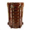 FRENCH EMPIRE STYLE DEMILUNE CHEST