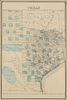 AN ANTIQUE MAP, "Texas and Indian Territory," 1880-1901,