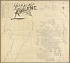 AN ANTIQUE MAP, "Map of Abilene," GALVESTON, 1881-1883,