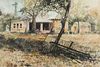 JAMES M. COLLEY (American/Texas 20th/21st Century) A PAINTING, "View of the Plough and Porch,"