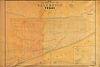 AN ANTIQUE MAP, "Plan of the City of Galveston Texas," CIRCA 1845,