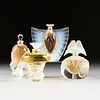 FOUR FRENCH LALIQUE PERFUME BOTTLES FROM THE FLACON COLLECTION, PARIS, 20TH/21ST CENTURY,