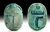 Egyptian Scarab w/ Cartouche of Ramesses I, ex-Mitry