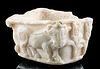 Sumerian White Marble Vessel w/ Animals