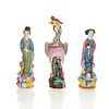 3 TRADITIONAL CHINESE CERAMIC FIGURINES