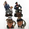 2 ROYAL DOULTON FIGURINES, 2 CHARACTER LIGHTERS