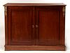 A CIRCA 1800 CONTINENTAL FRUITWOOD SIDE CABINET