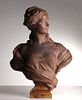 A LATE 19TH CENTURY FRENCH SCHOOL TERRA COTTA BUST