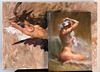 Two 20th/21st Century Oil Paintings, Nudes