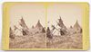 1870s Photo Stereoview Indian Lodge