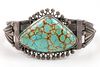 Vintage Navajo Turquoise Sterling Bracelet