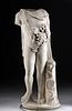 Roman Imperial Marble Figure of Bacchus Wearing Nebris
