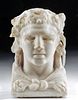Roman Marble Herm of Hercules - ex Royal Athena