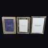 3 Christofle Silver Picture Frames