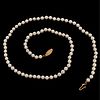 5.0mm Pearl and 14K Necklace