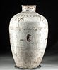 Huge Chinese Ming Dynasty Glazed Cizhou Ware Wine Jar