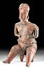 Superb Nayarit Terracotta Seated Woman, TL Tested