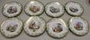 SEVRES. Set Of 8 Decorated Porcelain Plates
