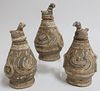 Three Han Dynasty Bird Jars