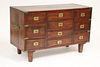 Asian Rosewood and Metal Inlaid Chest