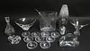 17 Pieces Glass, Steuben, Baccarat, Val St Lambert
