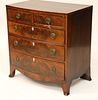 George III  Bow Front Chest of Drawers