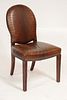 Ralph Lauren Leather Upholstered Side Chair