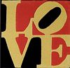 after Robert Indiana tapestry