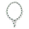 34.81ct Emerald And 28.66ct Diamond Necklace