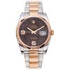 ROLEX OYSTER PERPETUAL DATEJUST. STEEL AND 18K PINK GOLD. REF. 116201