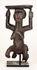 African Hemba Figural Stool, DRC