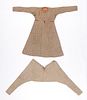 Block Printed Coat and Pants, India, Early 20th C HOLR1119_063+065