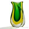 Murano Sommerso Glass Vase