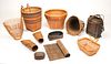 Collection of  11 Asian Basketry Items