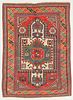 Antique Kazak Rug, Caucasus: 3'5'' x 4'7''