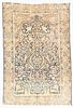 Antique Lavar Kerman Prayer Rug, Persia: 4'4'' x 6'6''