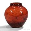 Muller Freres Art Glass Vase