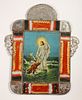 Large Tin Frame with Devotional Print
, ca. 1885