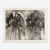 Jim Dine, 2 Robes (Fern's, Acid and Water) (diptych)