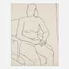 Richard Diebenkorn, Seated Nude