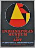 Robert Indiana (American, b. 1928)      Indianapolis Museum of Art Inaugural Exhibitions   Poster