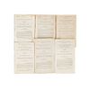 Cartas y Reportes del Secretario de Guerra Estadounidense sobre la Fuerza Militar durante la Guerra con México. 1848 - 1850. Pieces: 6.
