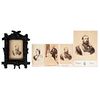 E. Neurdein/ Charlet & Jacotin/ Ch. Braud. Portraits of Maximilian, Carlota, and the 4mperial Couple. 4 cartes de visite 1 cabinet. Pzs:5