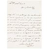 Bravo, Nicolás. Letter Adressed to Manuel Gómez Pedraza. Apan, June 25th, 1825. Signature of Nicolas Bravo. 8.4 x 6" (21.5x15.2 cm).