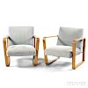 Pair of Bentwood Lounge Chairs