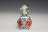 Chinese famille rose porcelain snuff bottle.