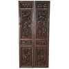 (2 Pc) Chinese Carved Panels